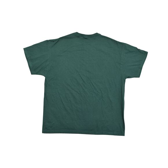 Jerzees Men's 2XL Green Cotton Blend T-Shirt Preowned 2000's Marines Shirt - Picture 2 of 8